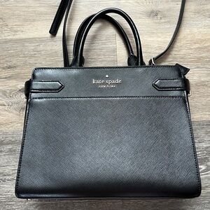 Kate Spade Staci Saffiano Satchel Purse Medium